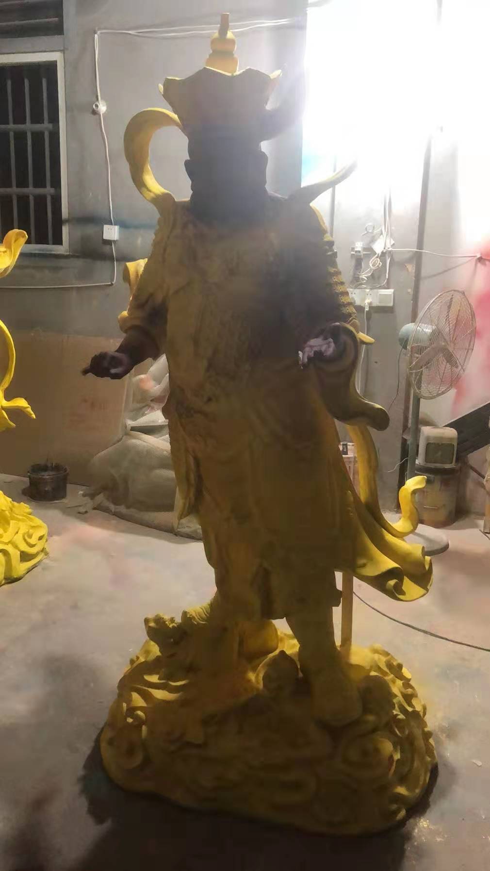 彩运四大天王贴金缘起